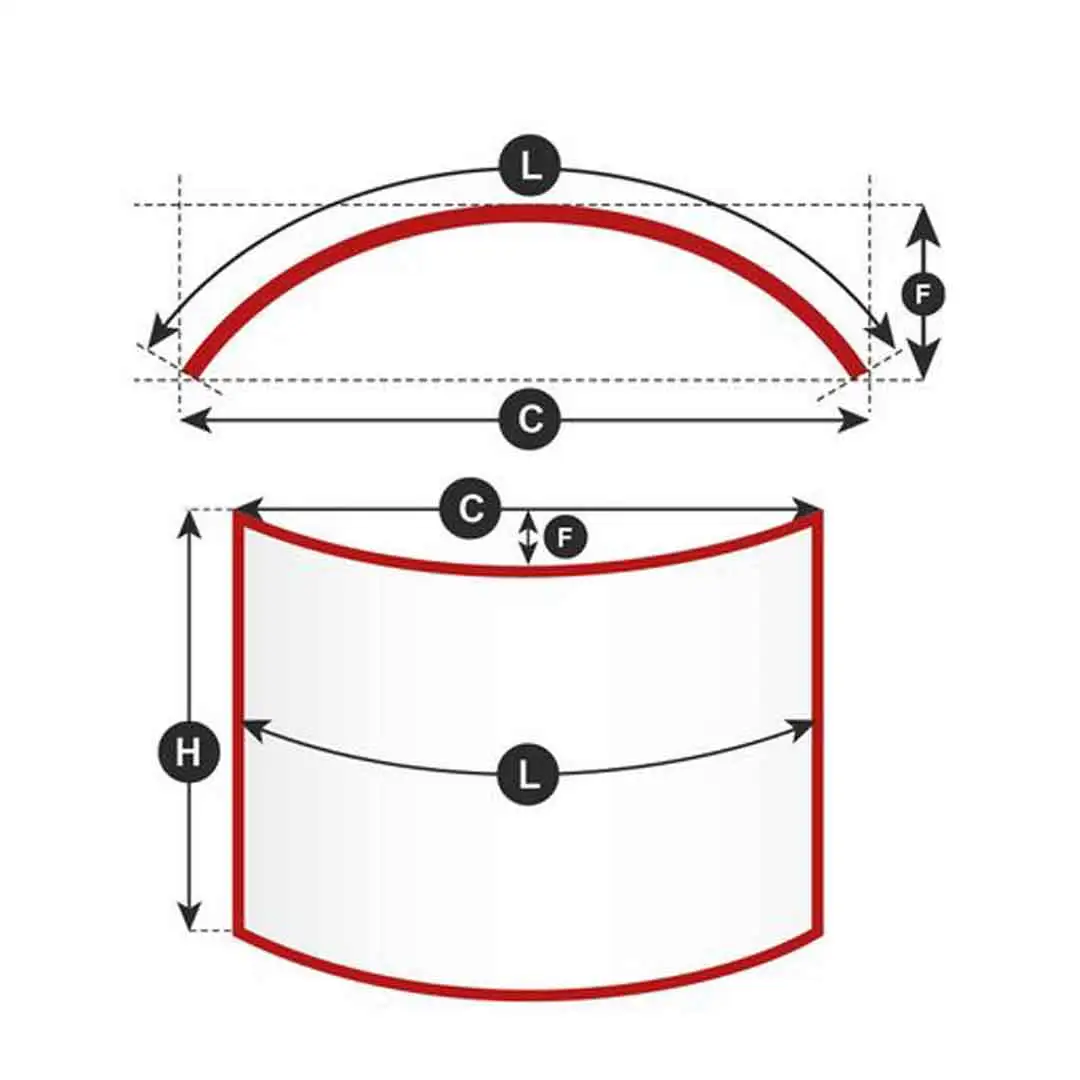 bent laminated glass