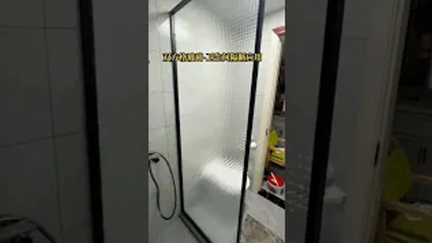 Patterned Shower Glass 2